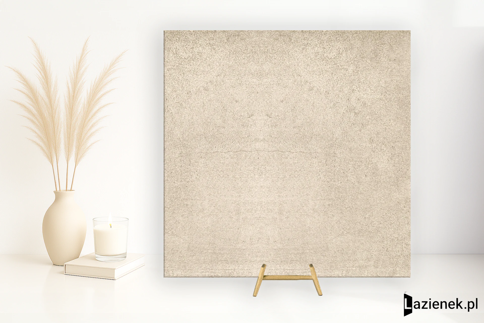 Casalgrande Padana Cemento Rasato Beige połaczenie mat-poler 60x60 cm gr. 9 mm - płytka rektyfikowana/1740030